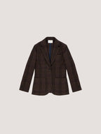 Prince Of Wales slim long jacket