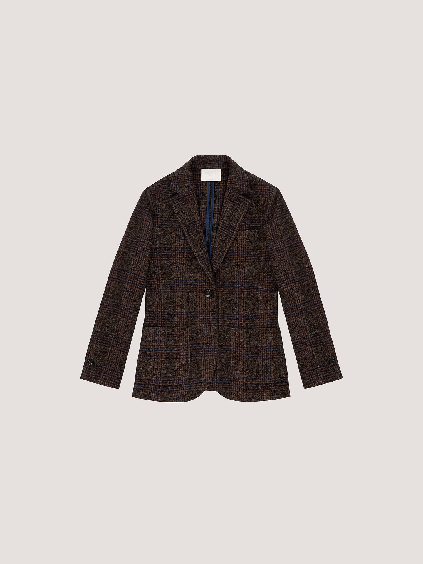 Giacca slim long Prince Of Wales