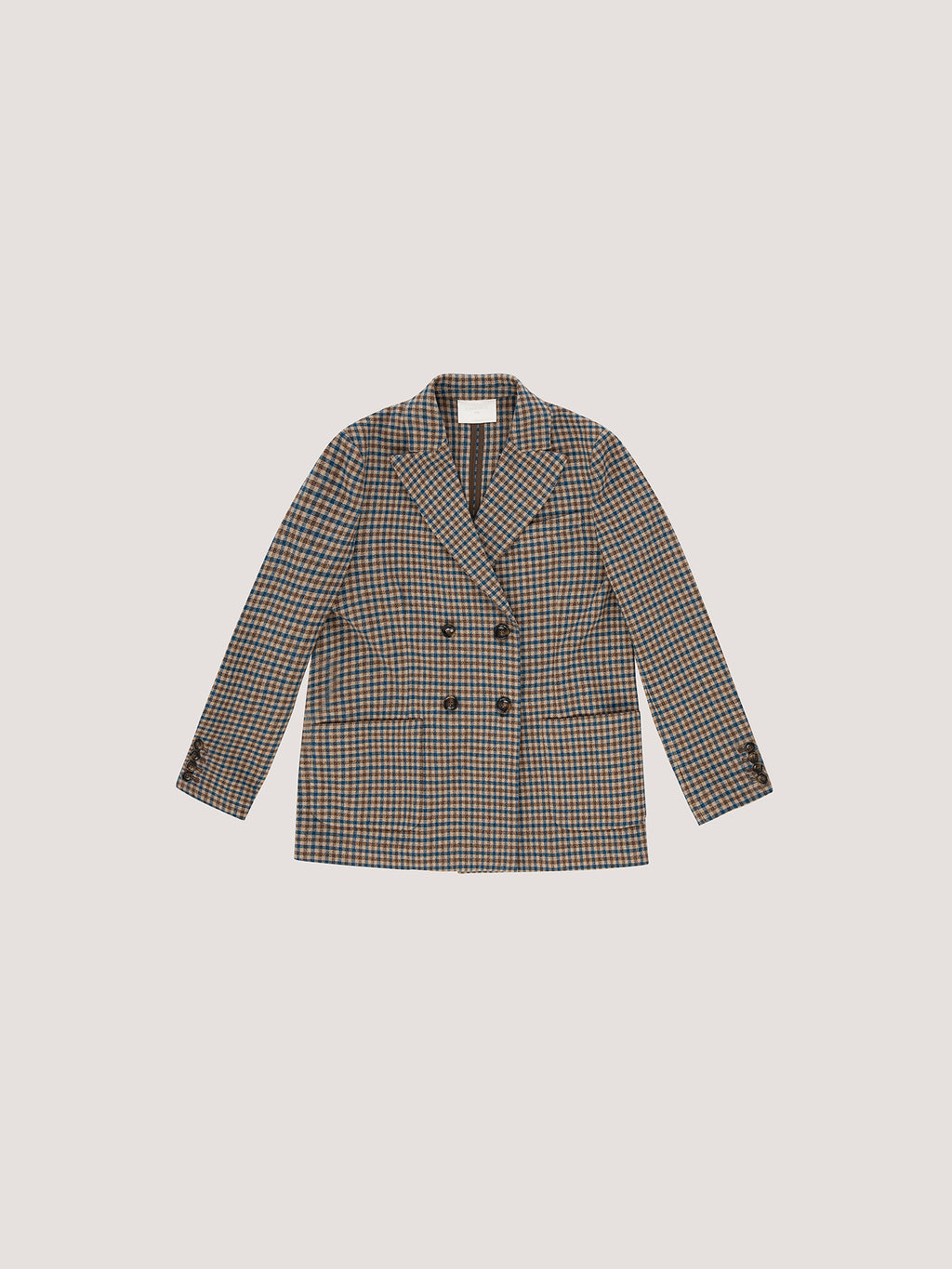 Regular double-breasted jacket