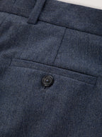 Flannel bistretch Carrot trousers