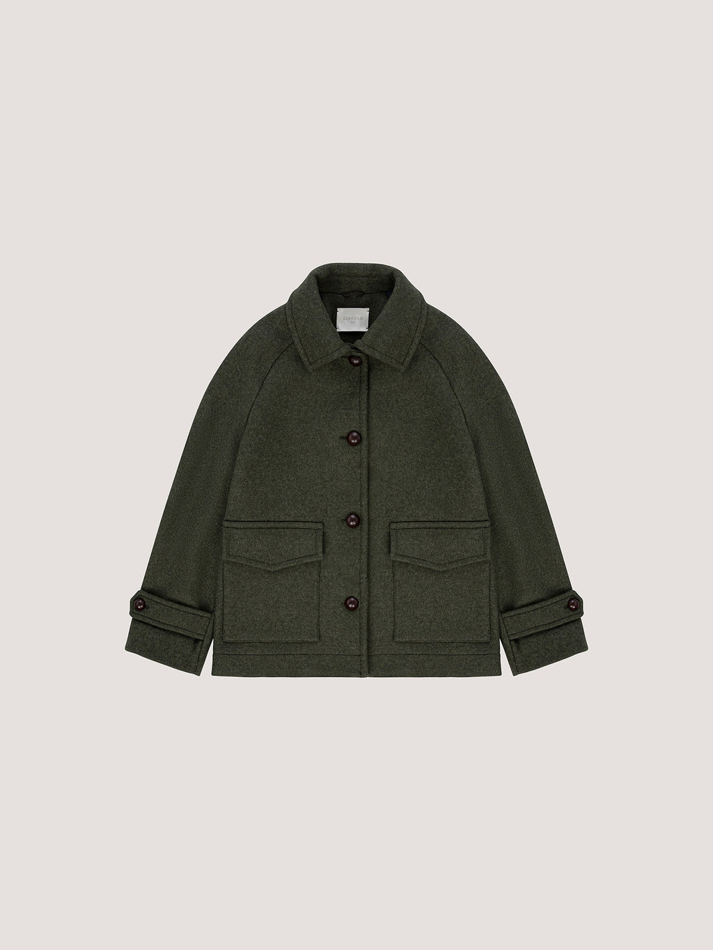 Over pocketed coat