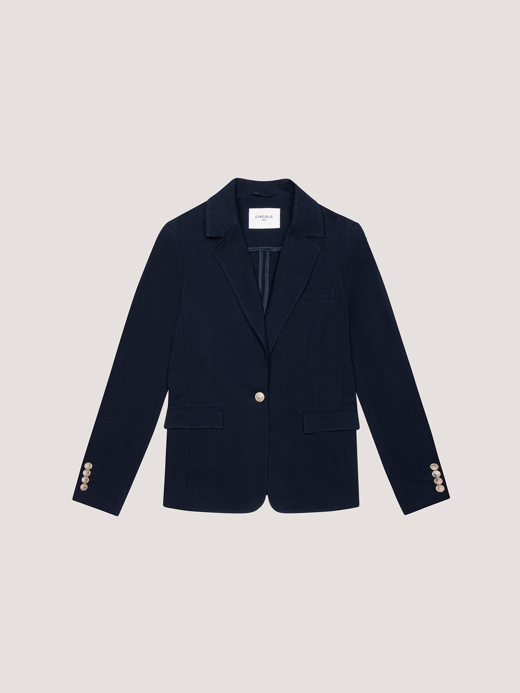 Giacca slim fit light jersey