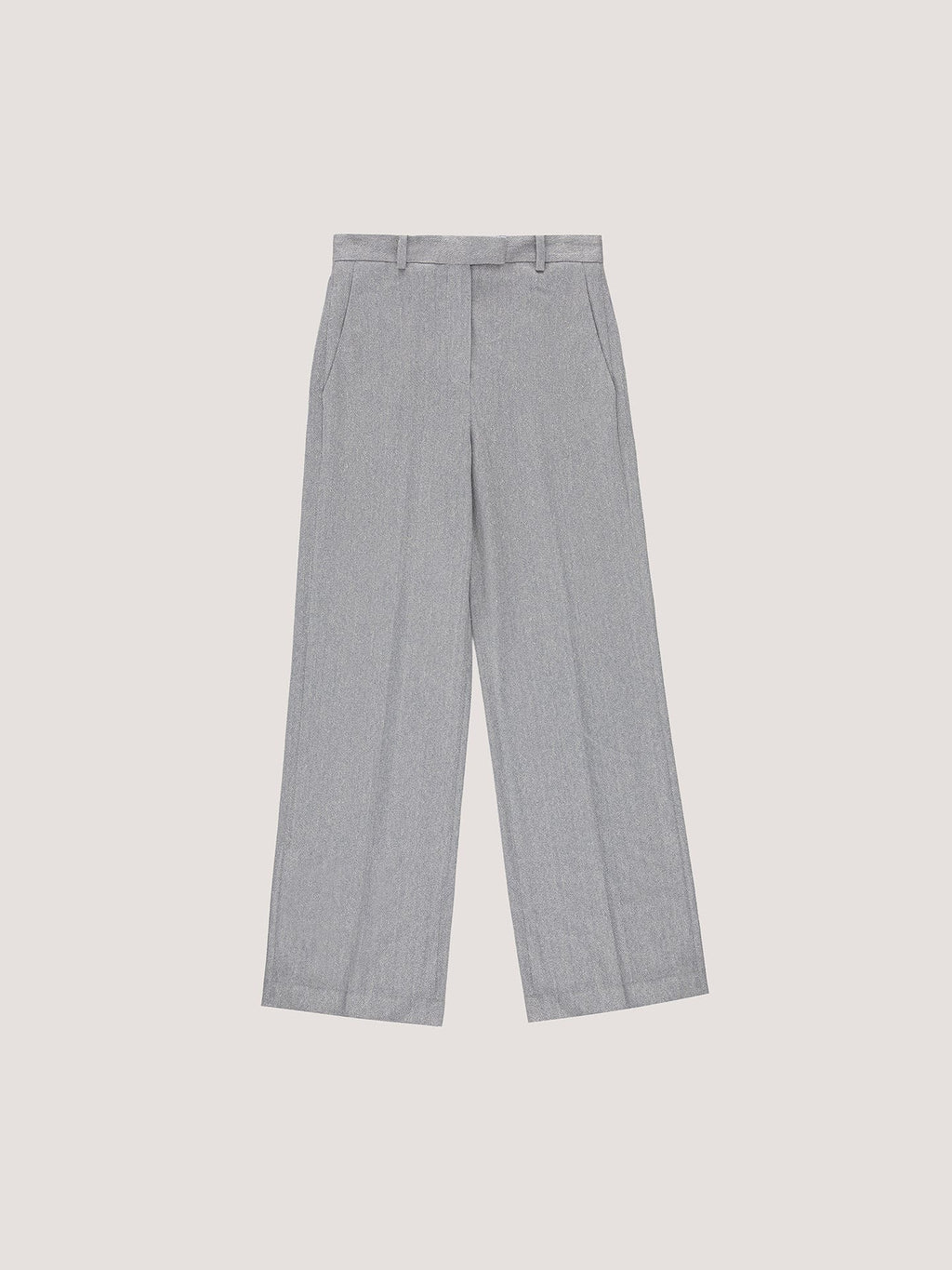 Masculine Trousers in Herringbone Multilino