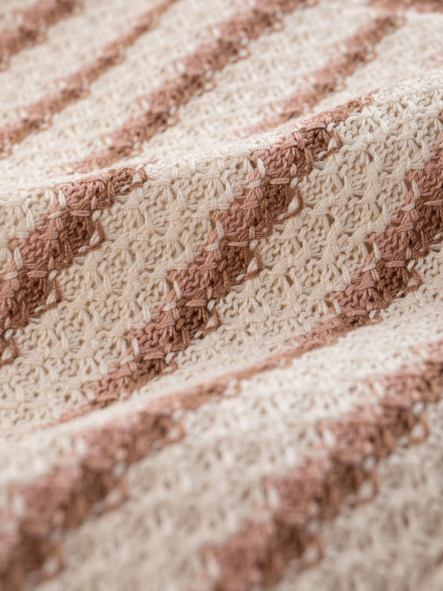 Slim Long Jacket Knitted Striped