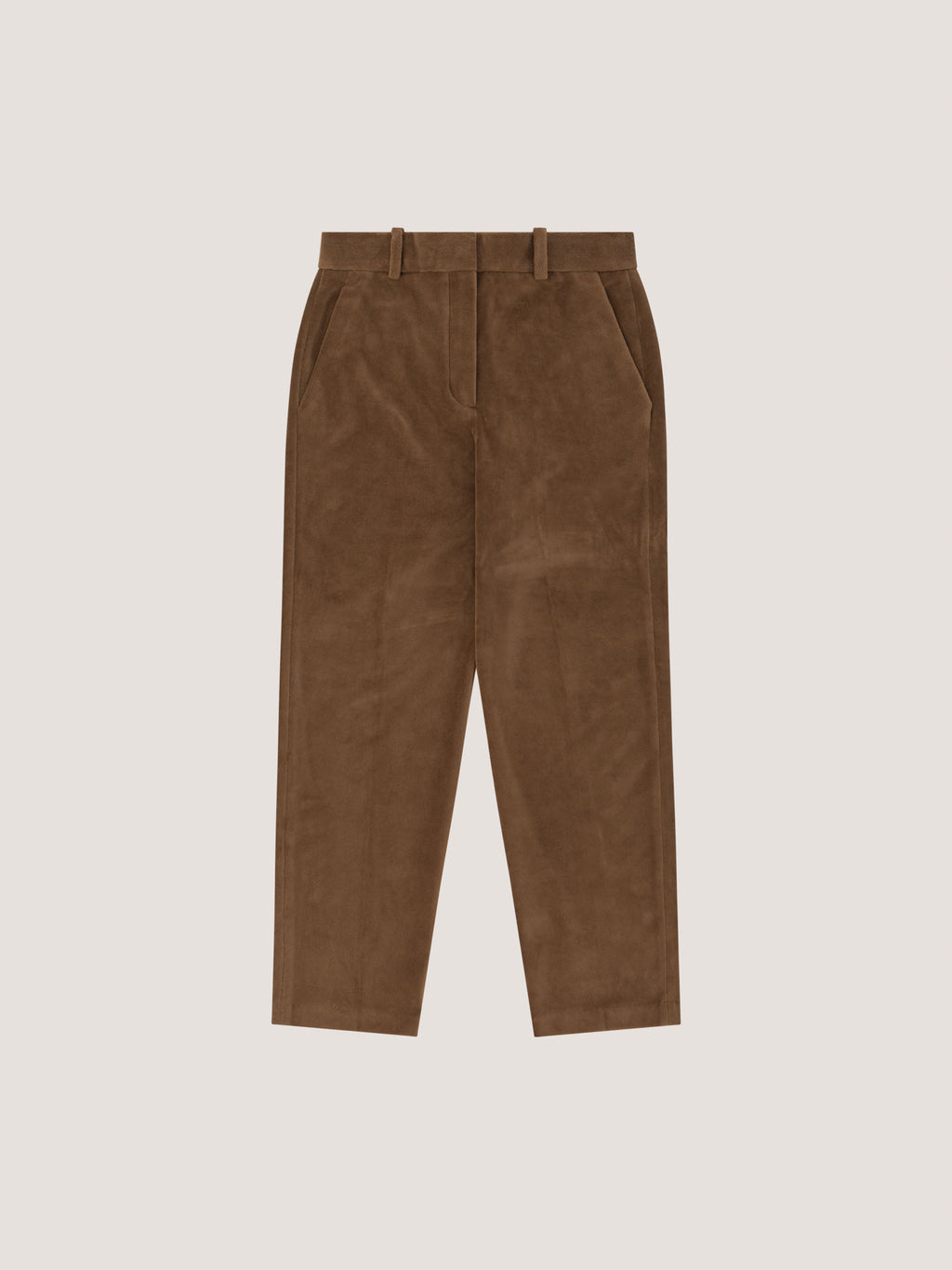 Pantalone carrot velours