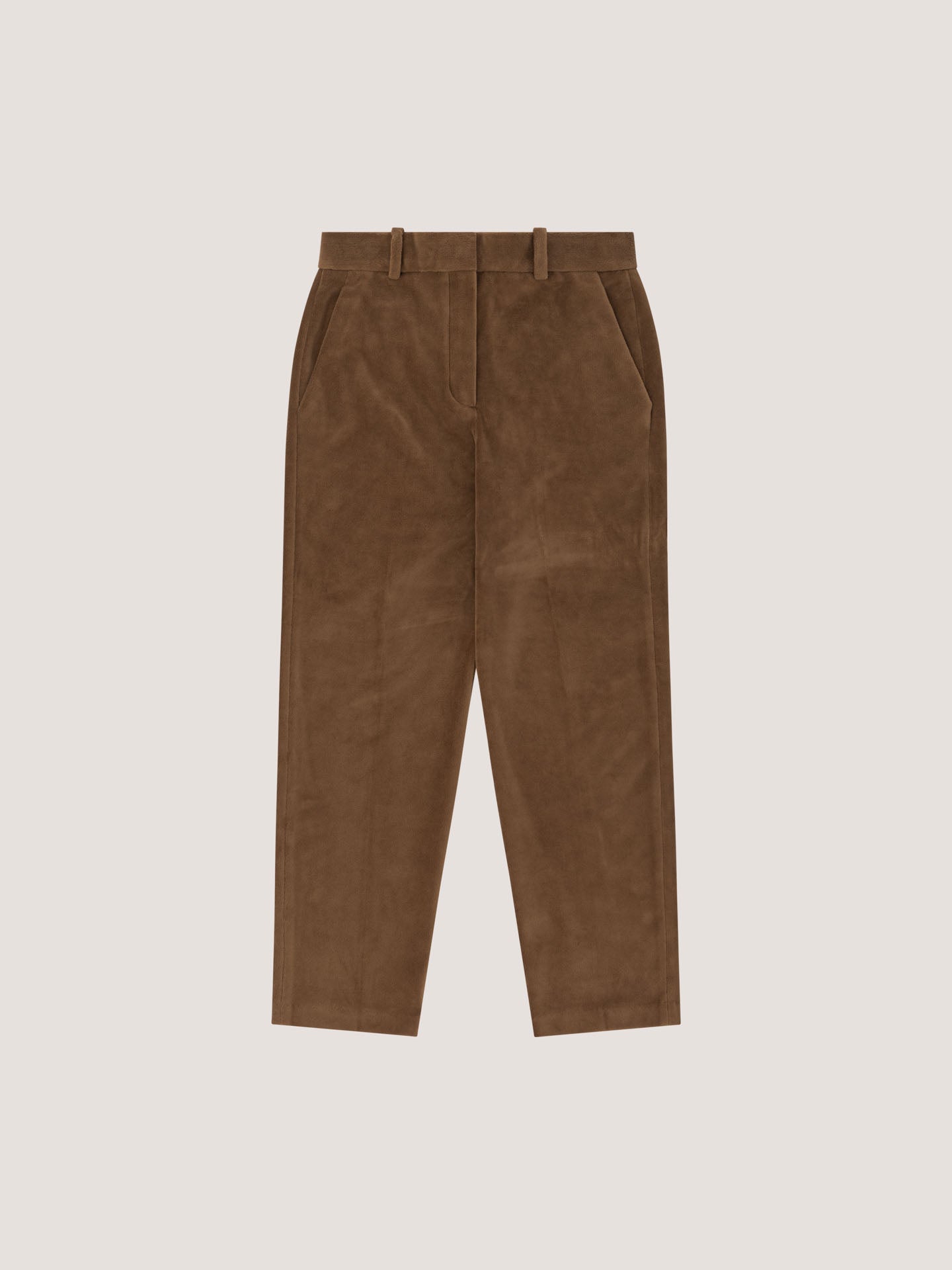 Pantalone carrot velours