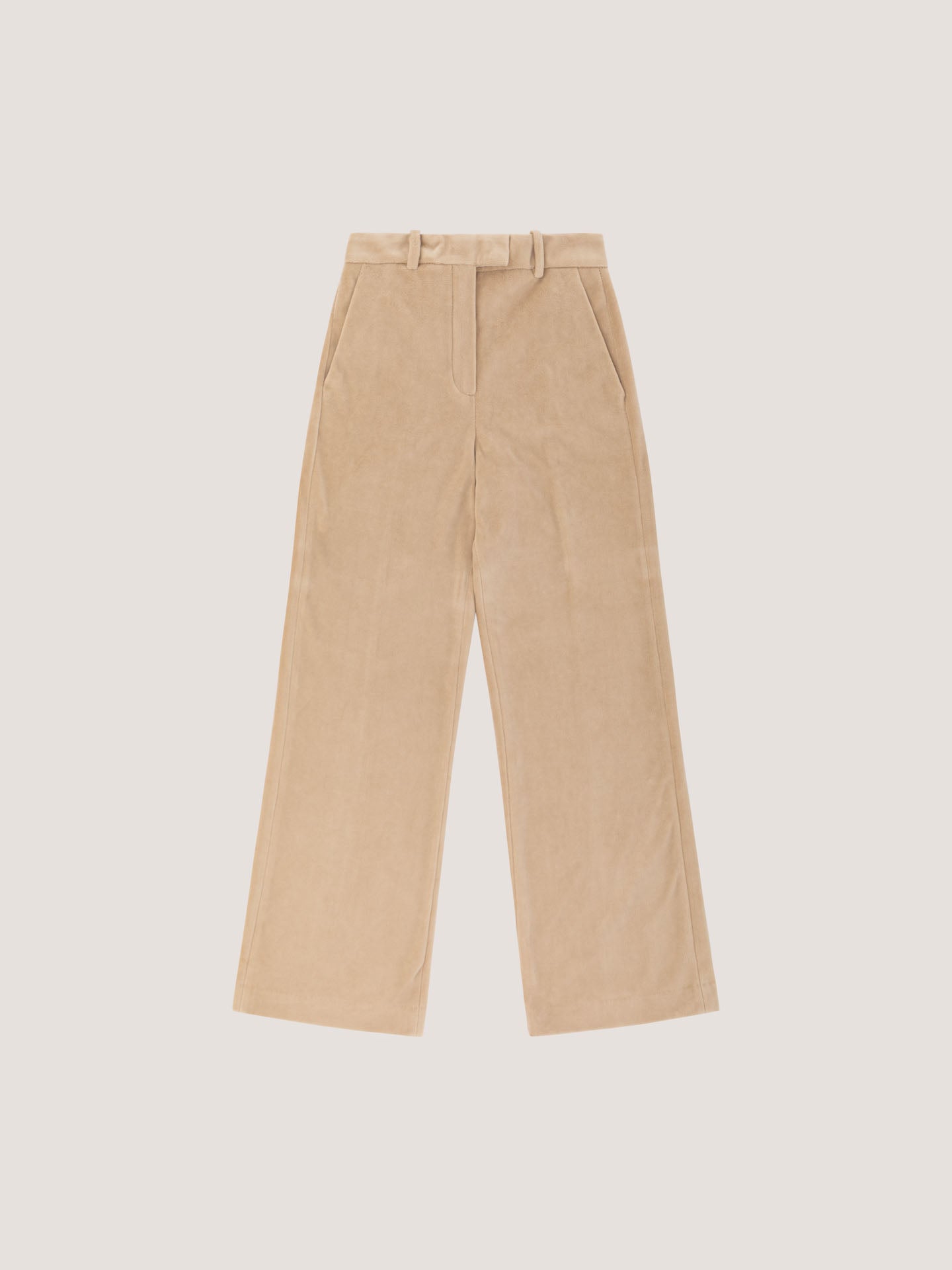 Pantalone masculine vita alta velours