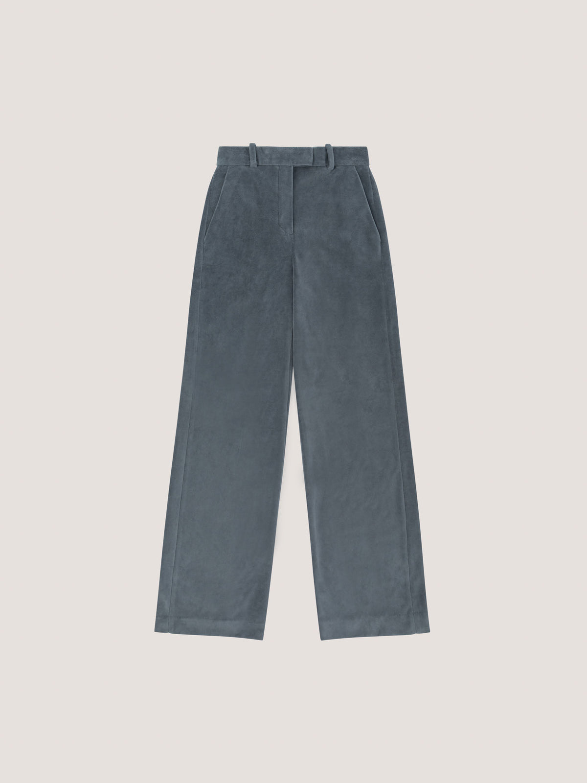 Pantalone masculine vita alta velours