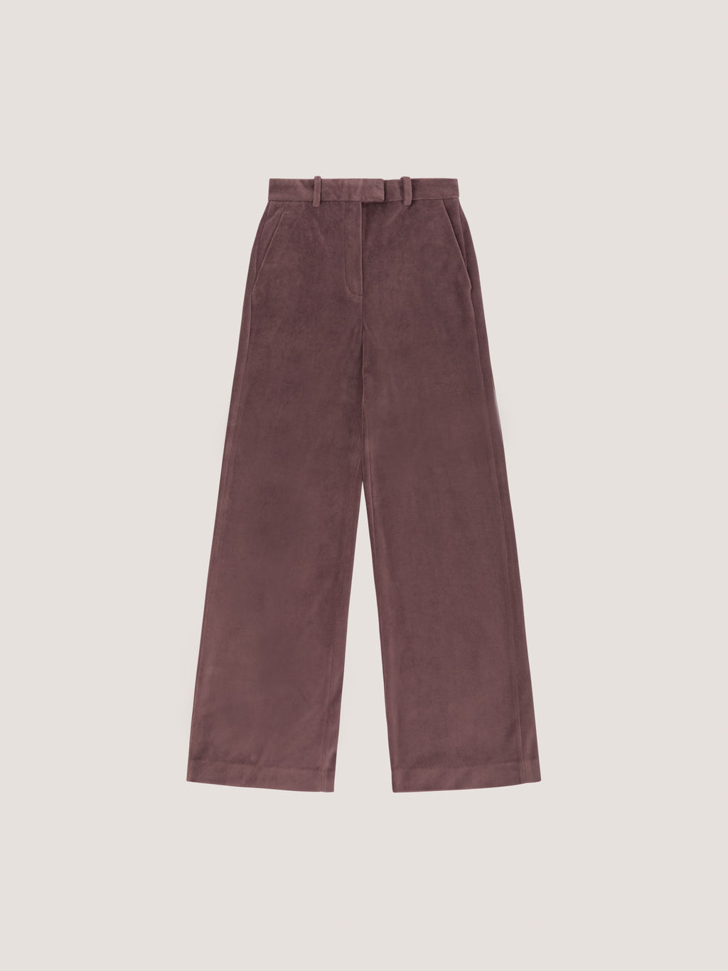 Pantalone masculine vita alta velours