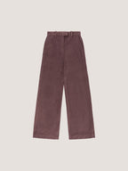 Pantalone masculine vita alta velours