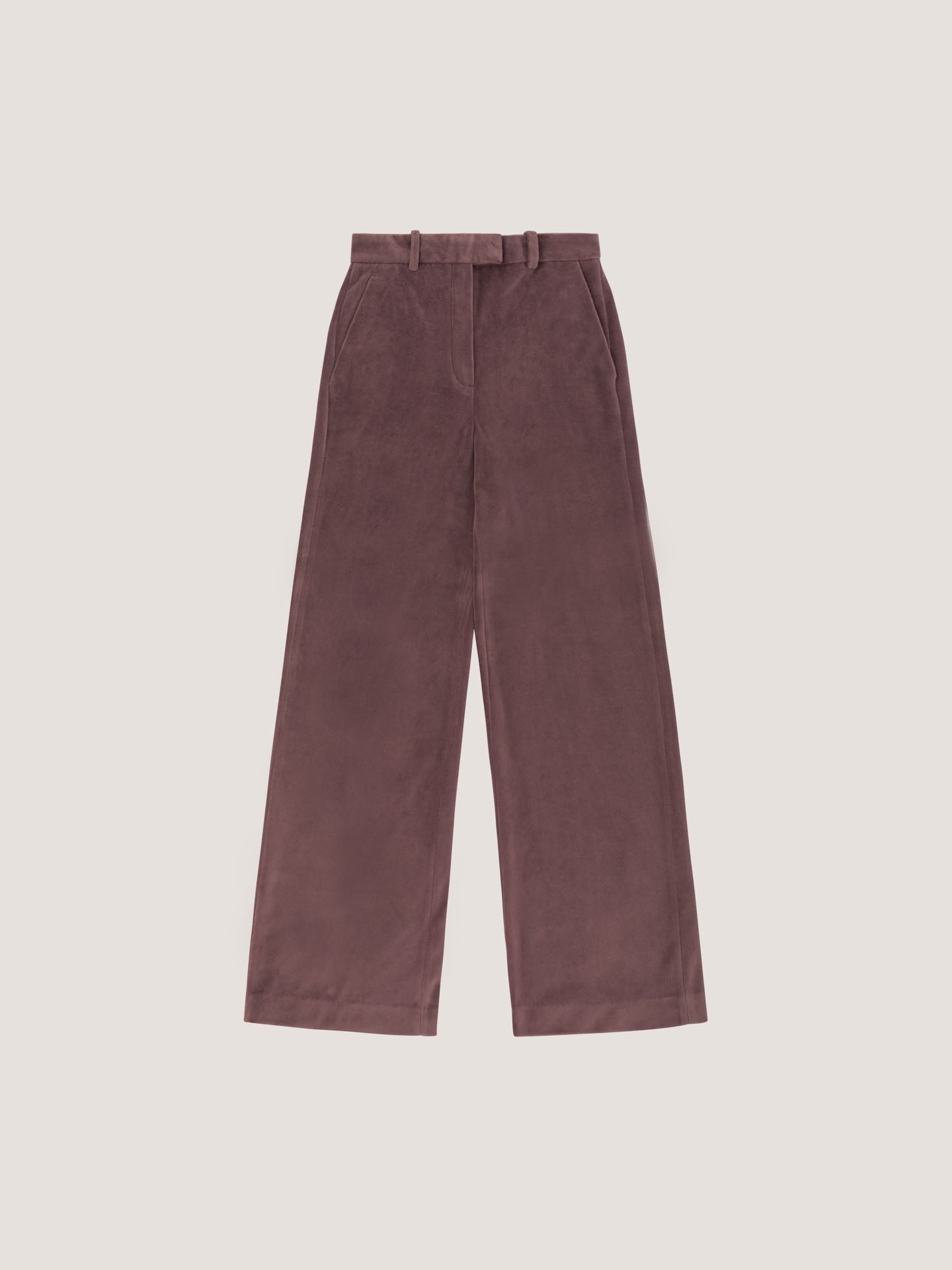 Pantalone masculine vita alta velours