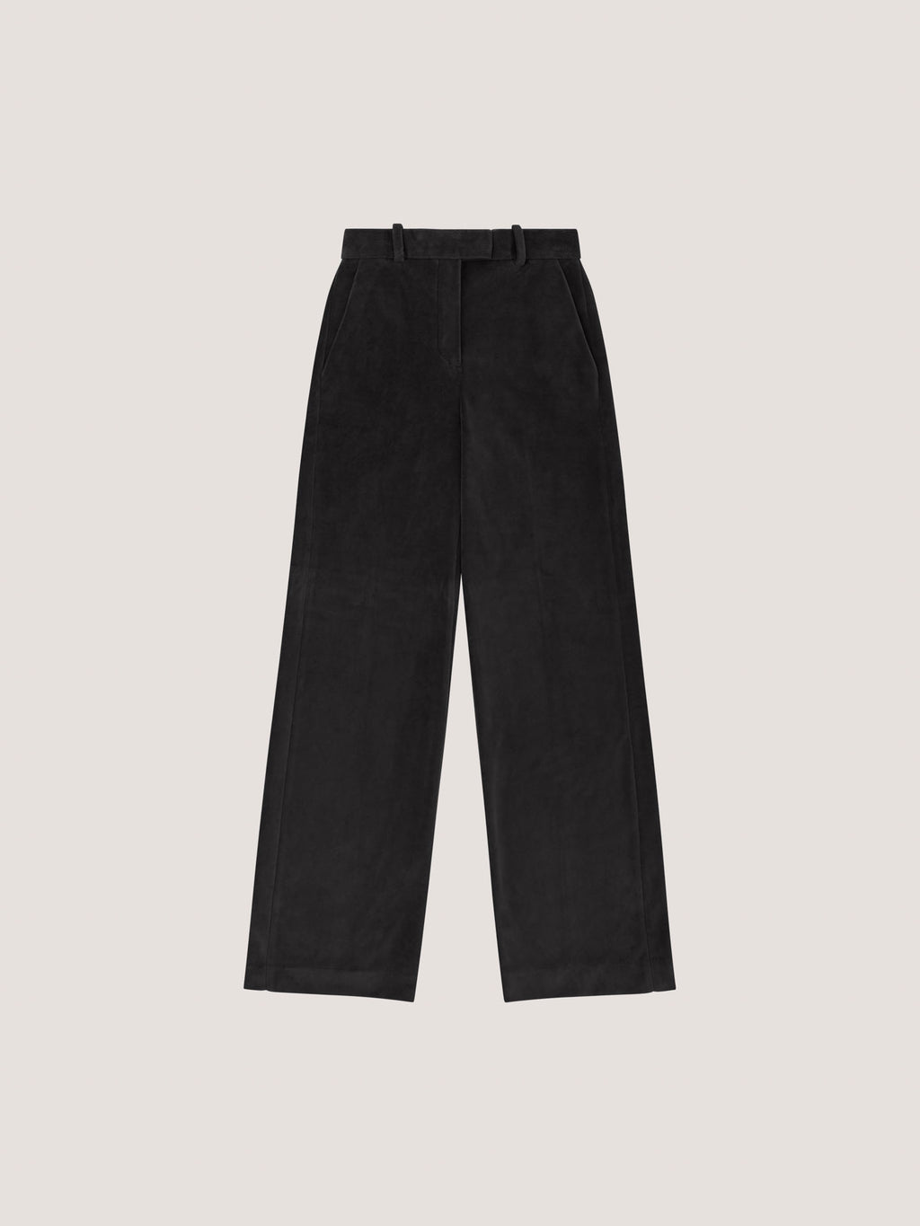Pantalone masculine vita alta velours
