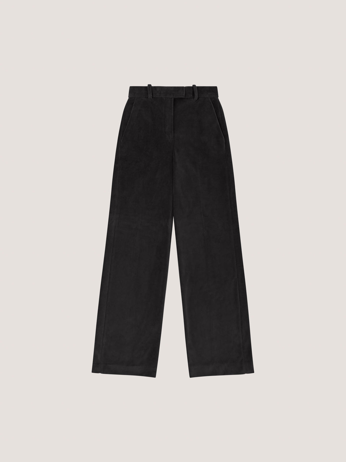 Pantalone masculine vita alta velours