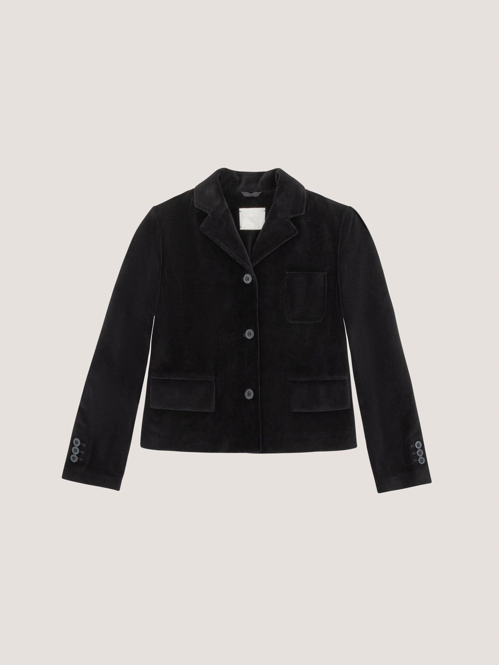 Giacca cropped velours