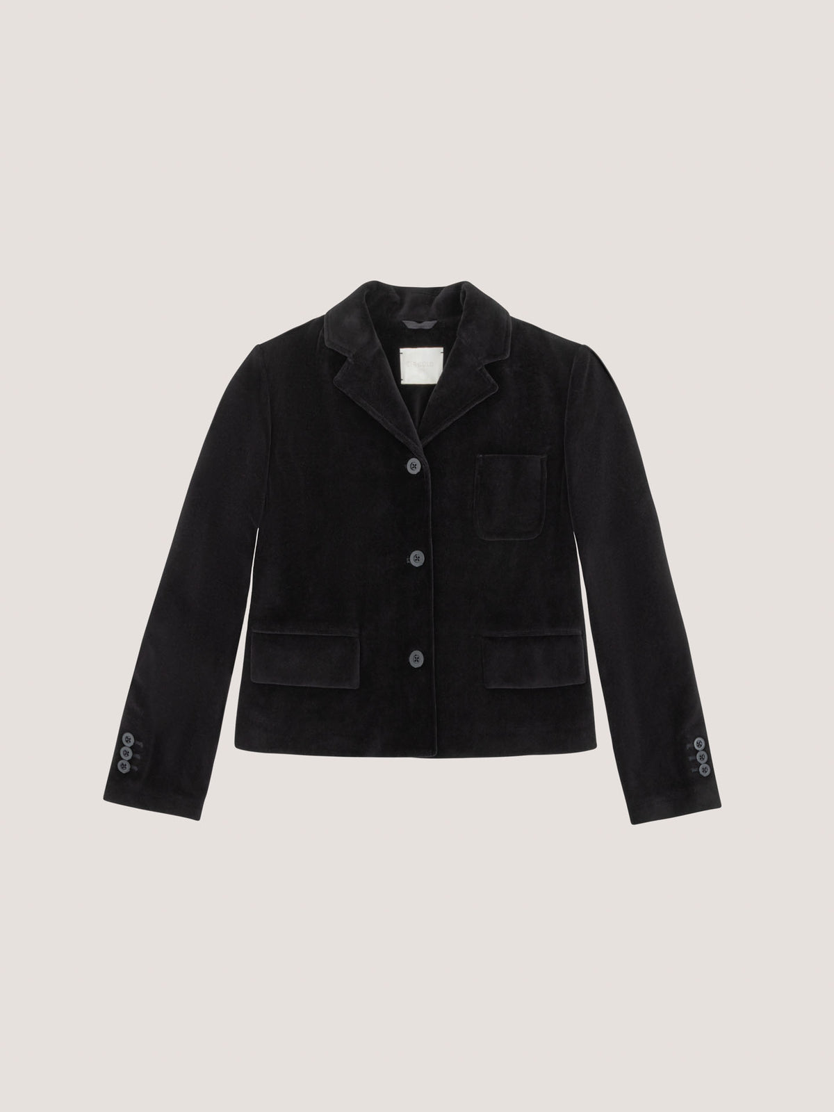 Giacca cropped velours