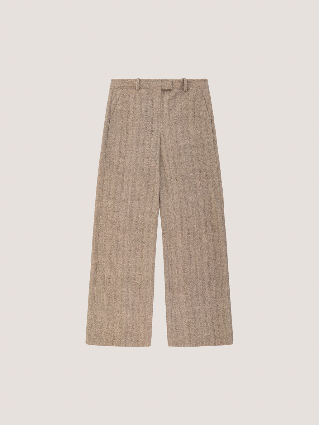 Pantalone masculine regular herringbone light fleece