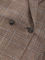 Giacca masculine prince of Wales light fleece