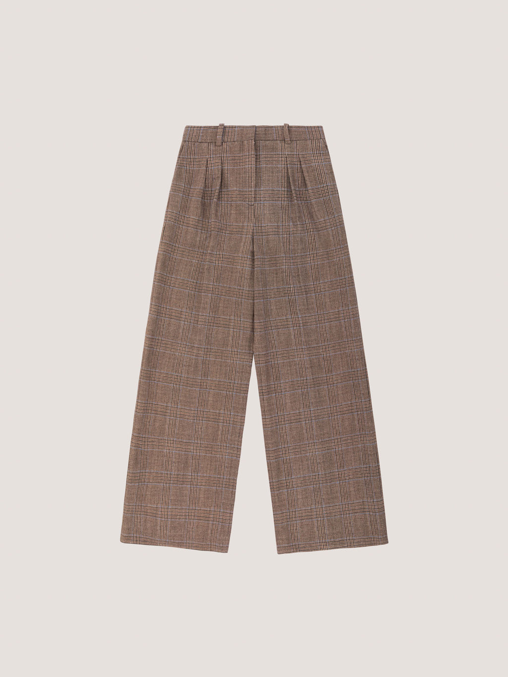 Pantalone masculine doppia pences prince of Wales light fleece