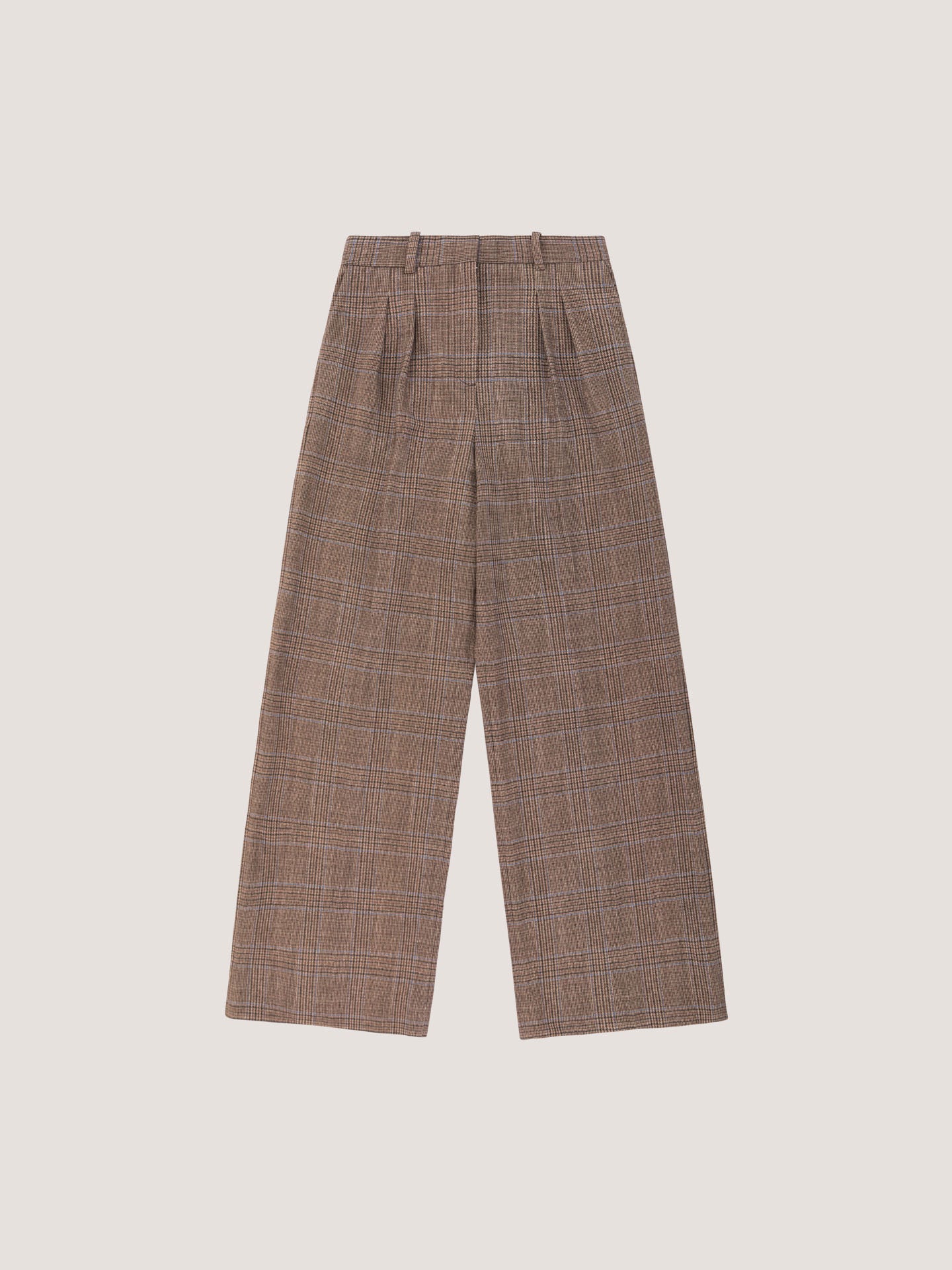 Pantalone masculine doppia pences prince of Wales light fleece