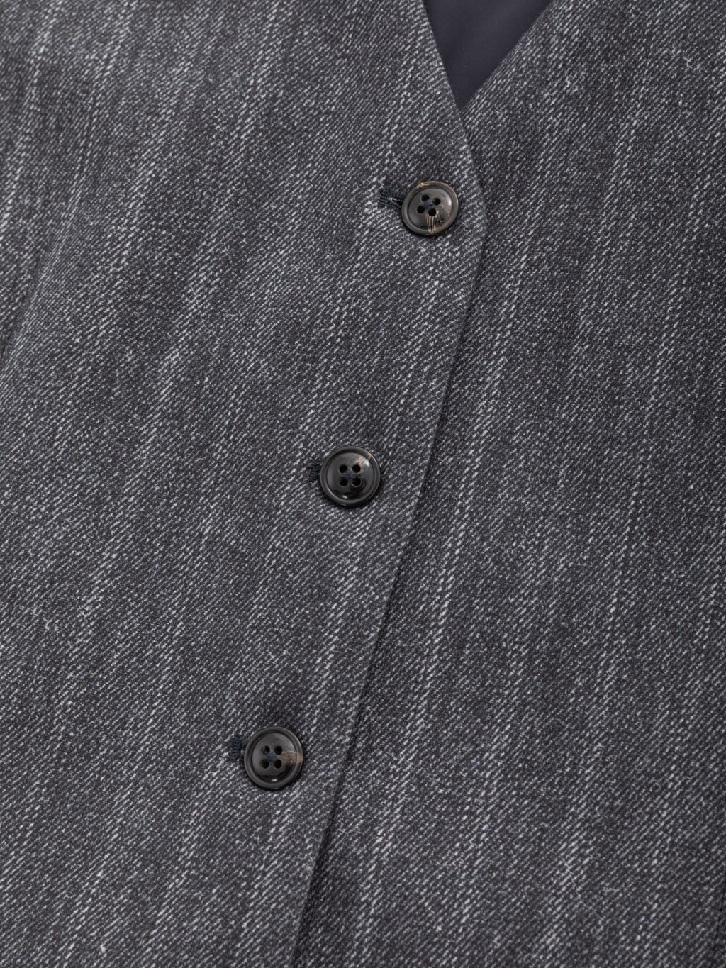 Gilet pinstriped fabric weft light fleece