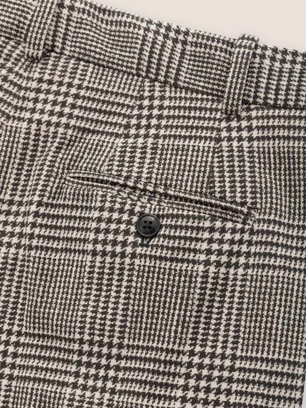 Pantalone masculine regular prince of Wales light fleece