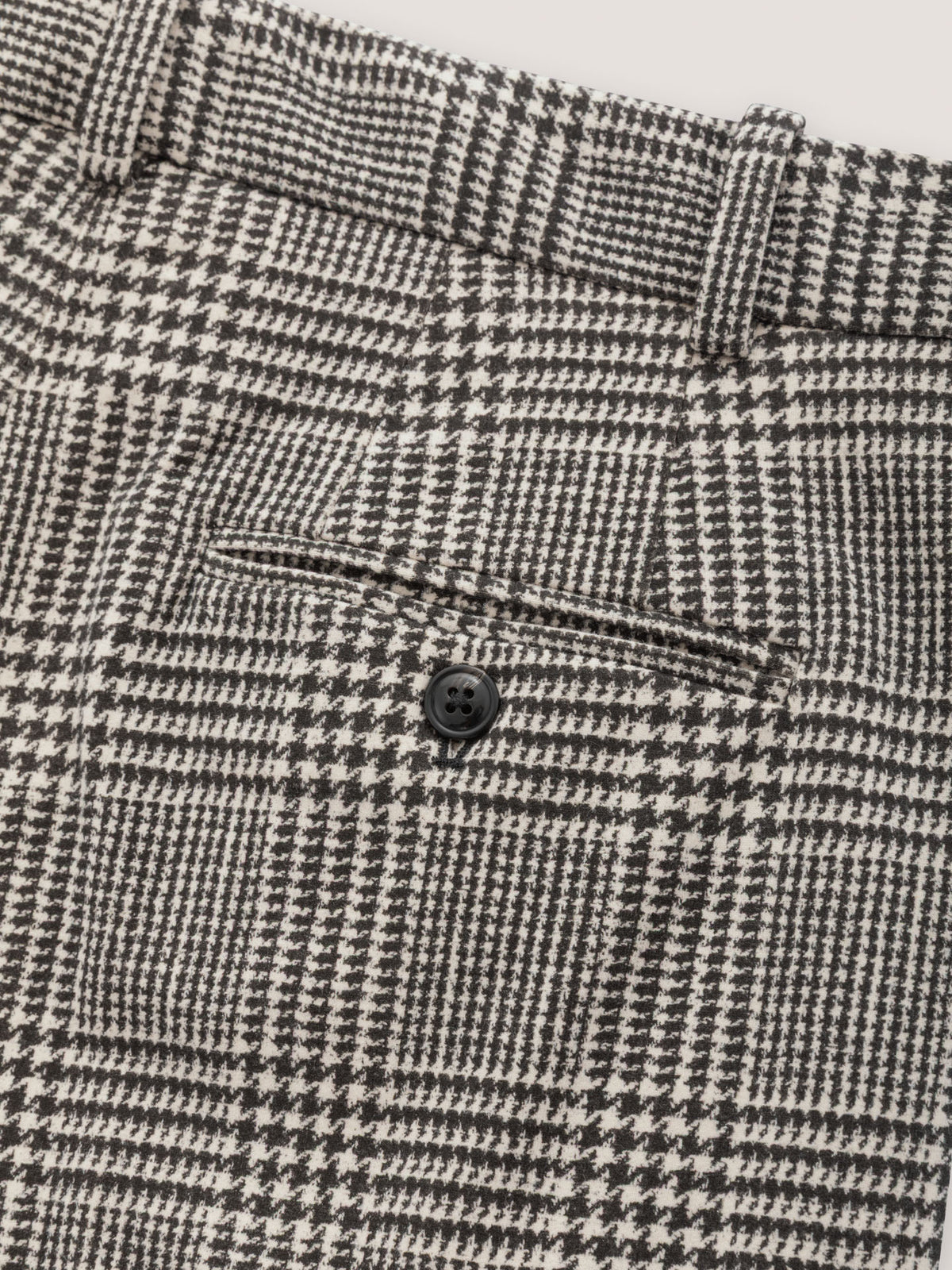 Pantalone masculine regular prince of Wales light fleece
