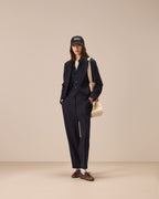 Pantalone carrot coulisse luxury double jersey