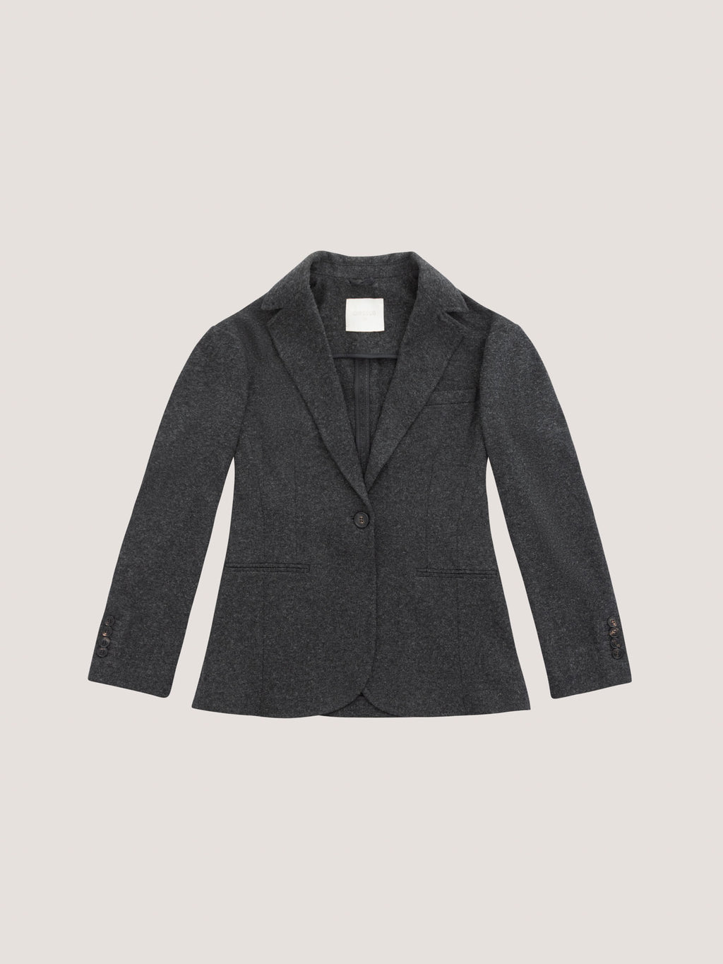 Giacca slim long jersey stretch wool flannel