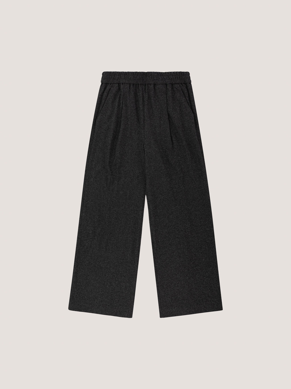 Pantalone wide leg luxury check wool
