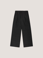 Pantalone wide leg luxury check wool