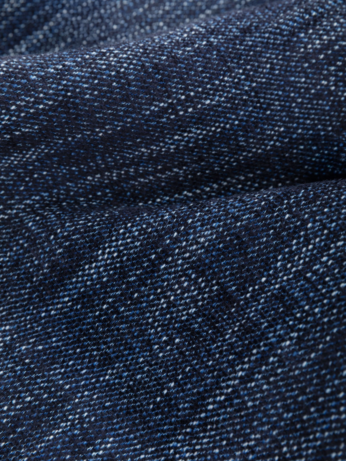 Giacca cropped chenille blu jeans