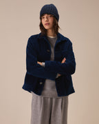 Giacca panama indigo big corduroy