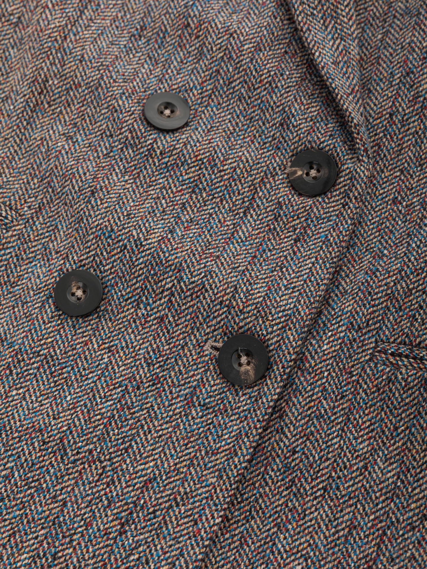 Doppiopetto luxury herringbone tweed