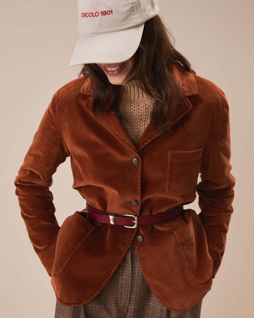 Giacca tre bottoni velvet silk touch