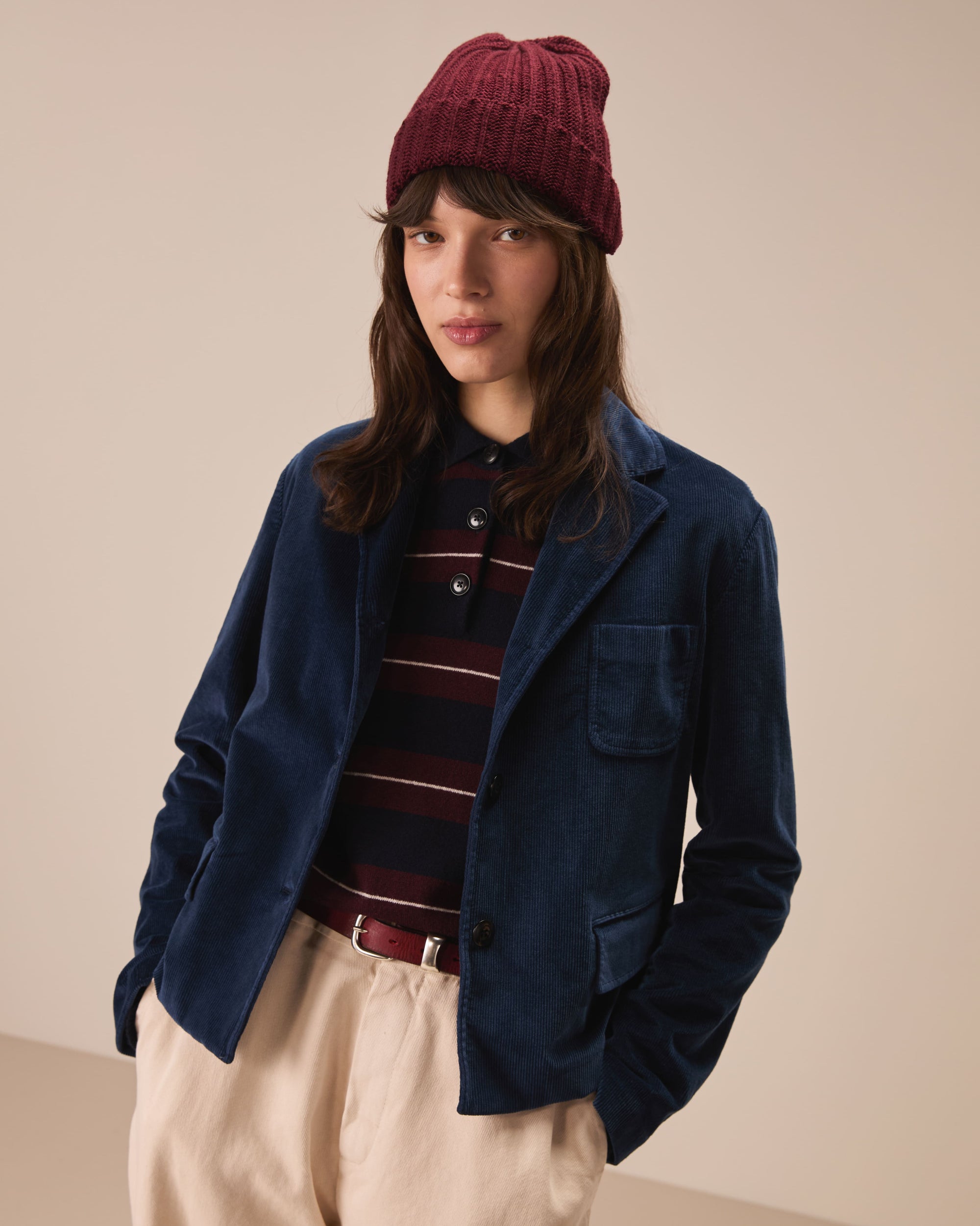 Giacca cropped velvet silk touch