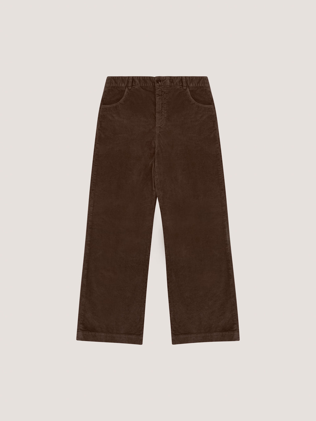 Pantalone straight leg velvet silk touch