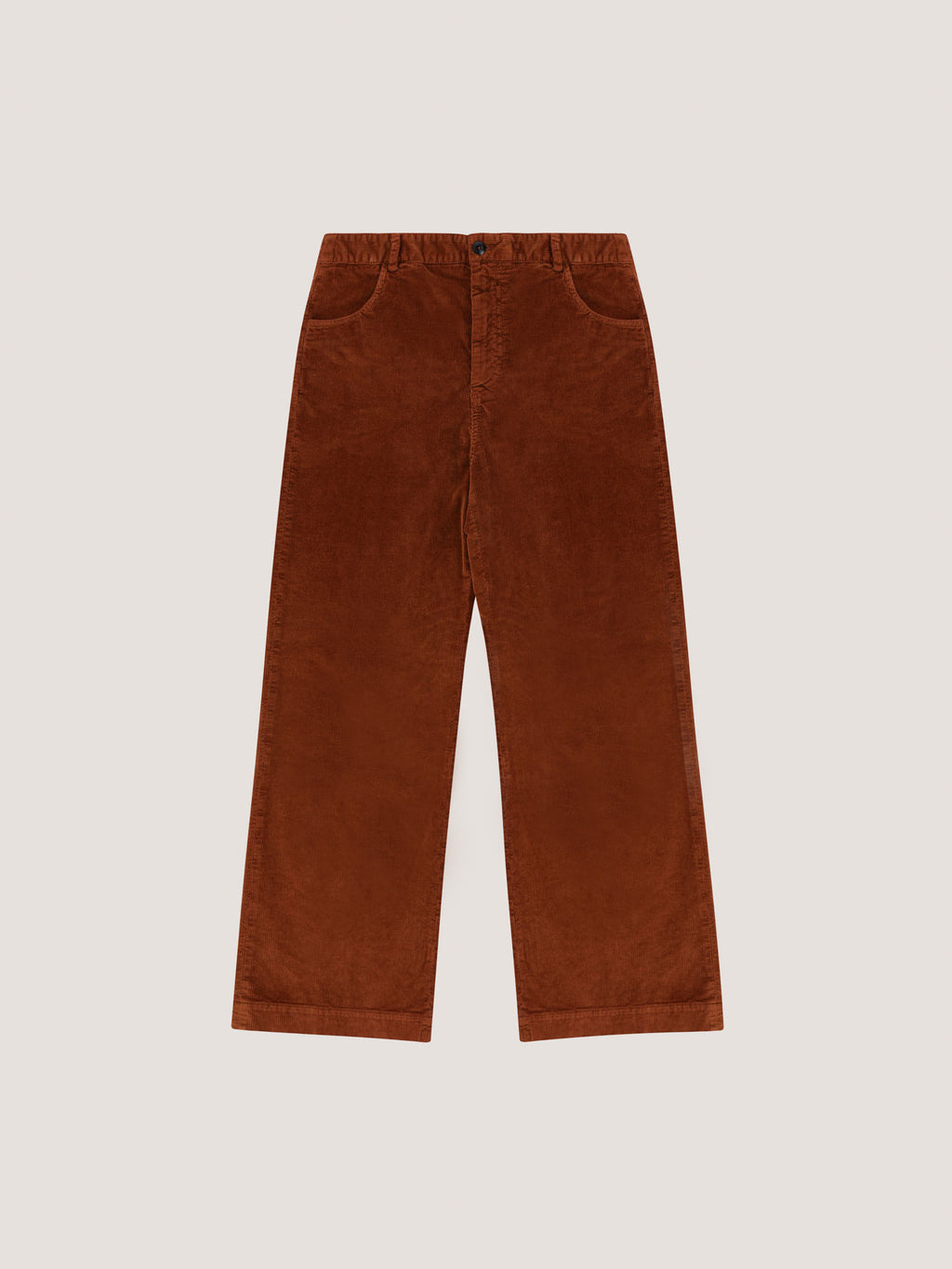 Pantalone straight leg velvet silk touch