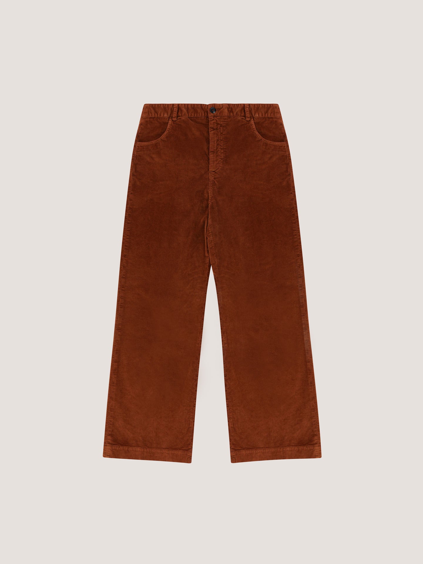 Pantalone straight leg velvet silk touch