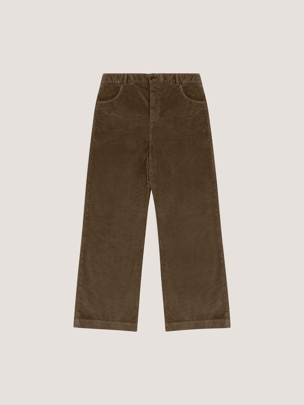 Pantalone straight leg velvet silk touch