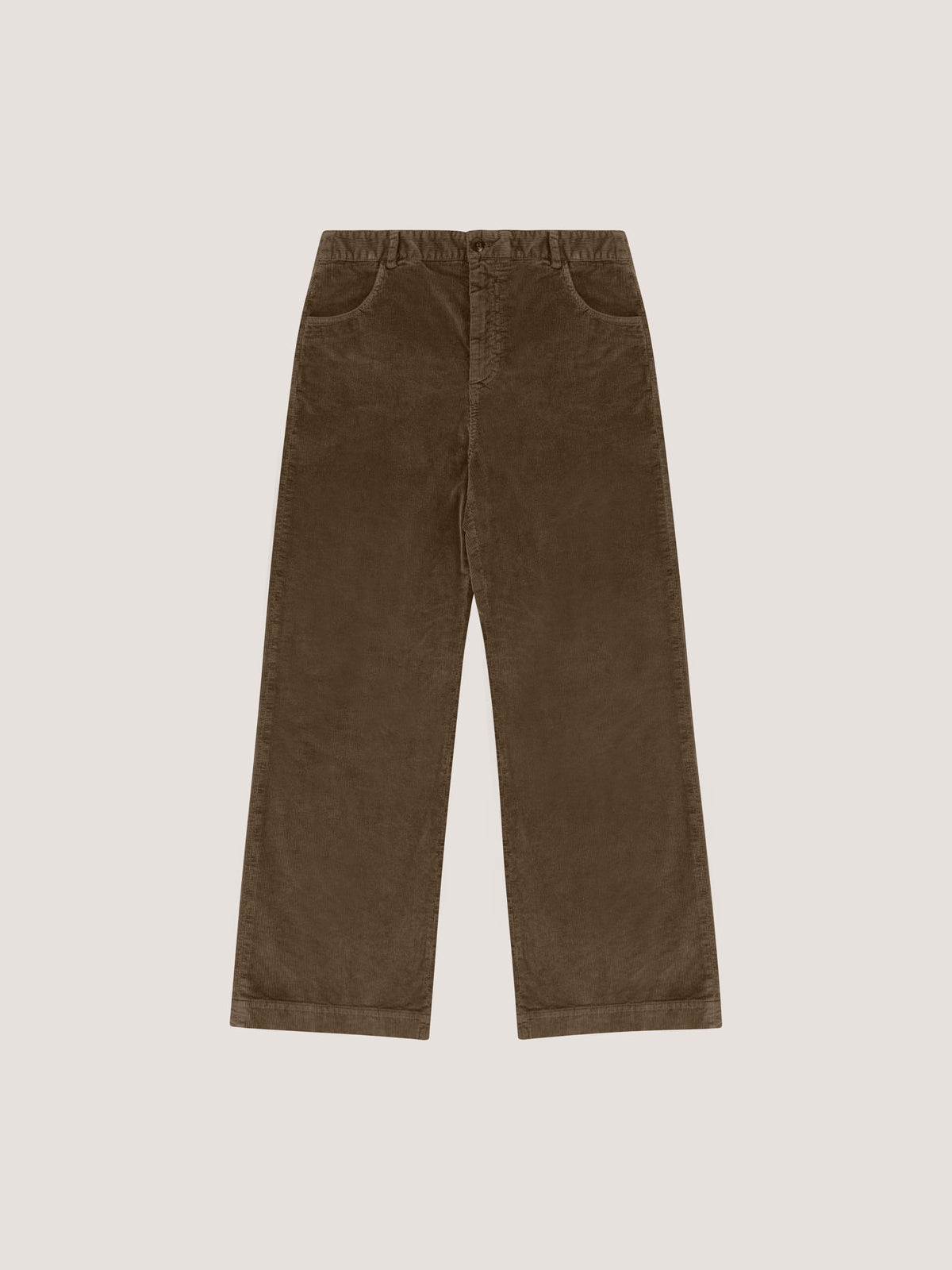 Pantalone straight leg velvet silk touch