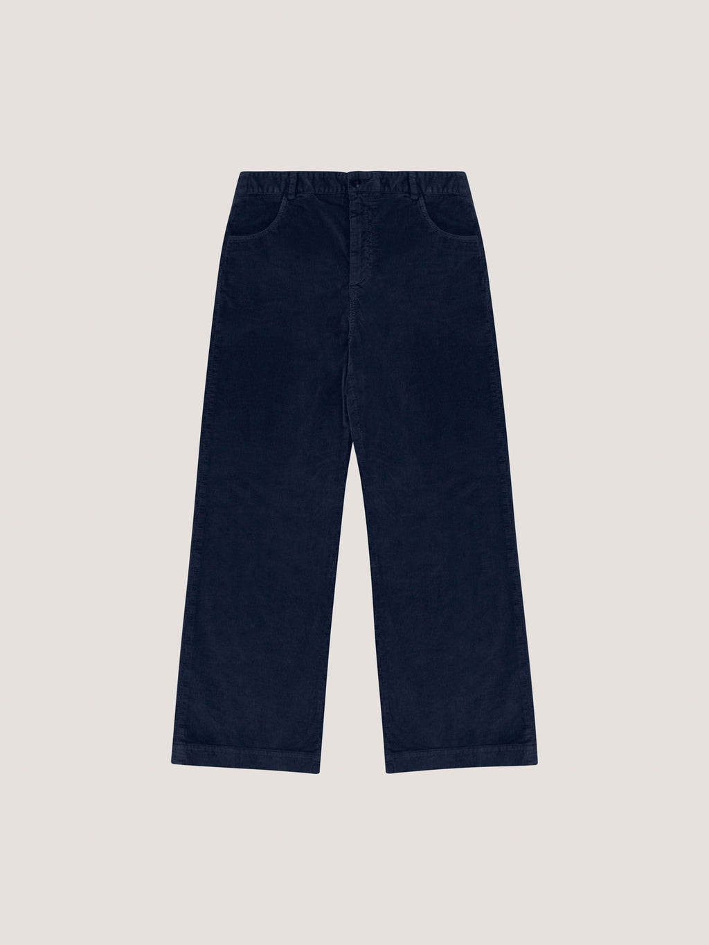Pantalone straight leg velvet silk touch