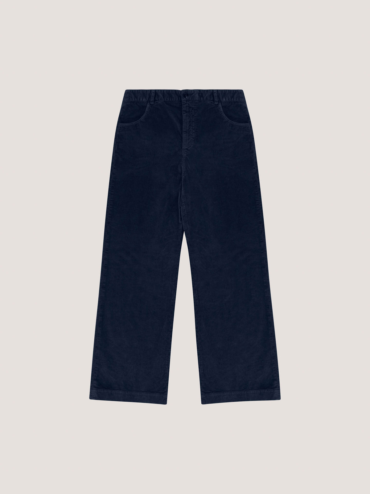 Pantalone straight leg velvet silk touch