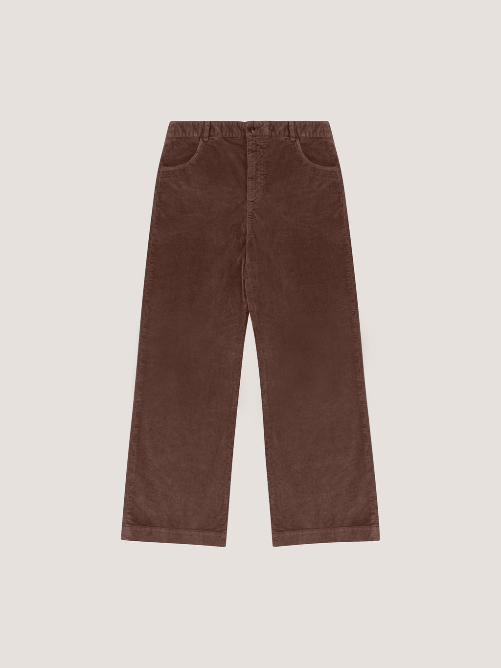 Pantalone straight leg velvet silk touch