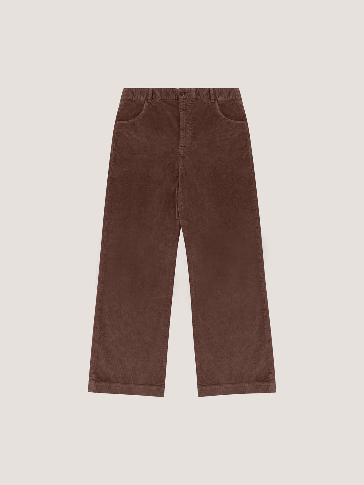 Pantalone straight leg velvet silk touch