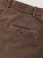 Pantalone masculine vita alta trucker two-tone velvet