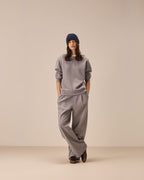 Felpa girocollo soft felted jersey lana