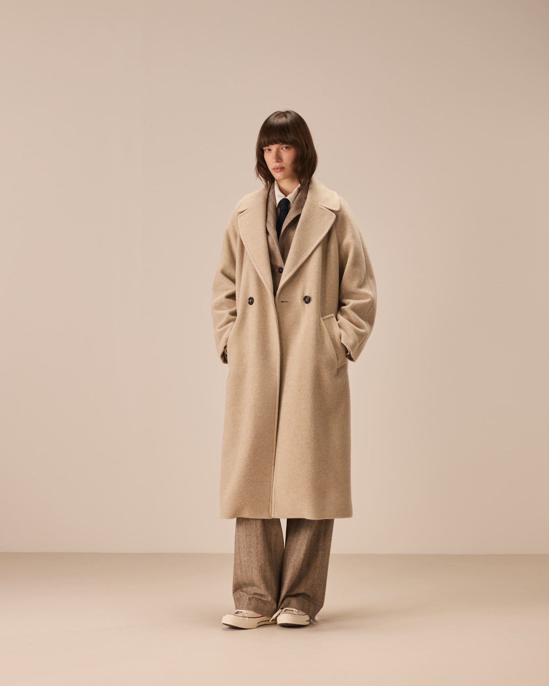 Cappotto doppiopetto luxury wool