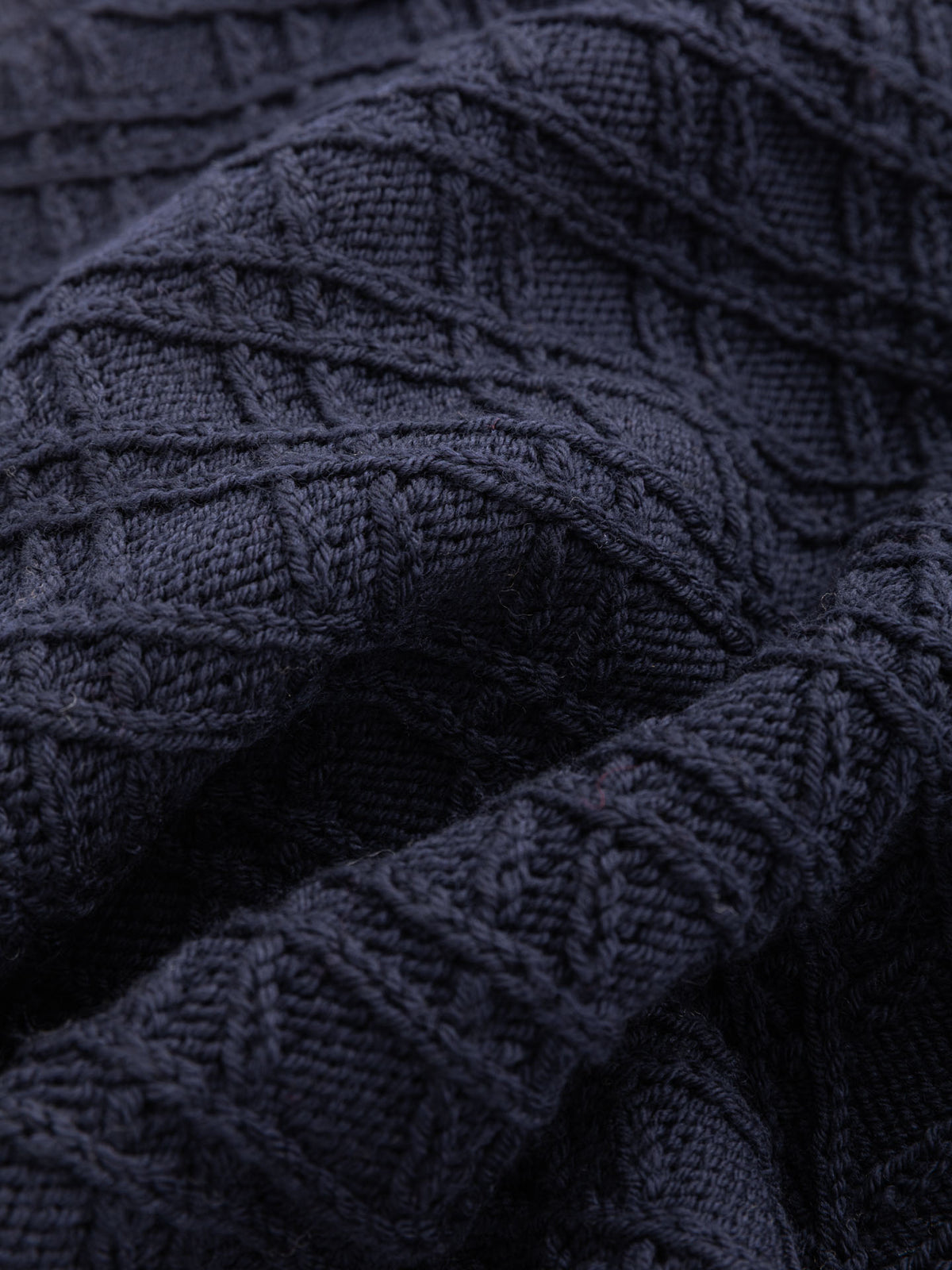 Cardigan lana punto maglia diamond