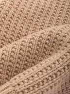 Maglione collo alto boxy fit punto maglia grain