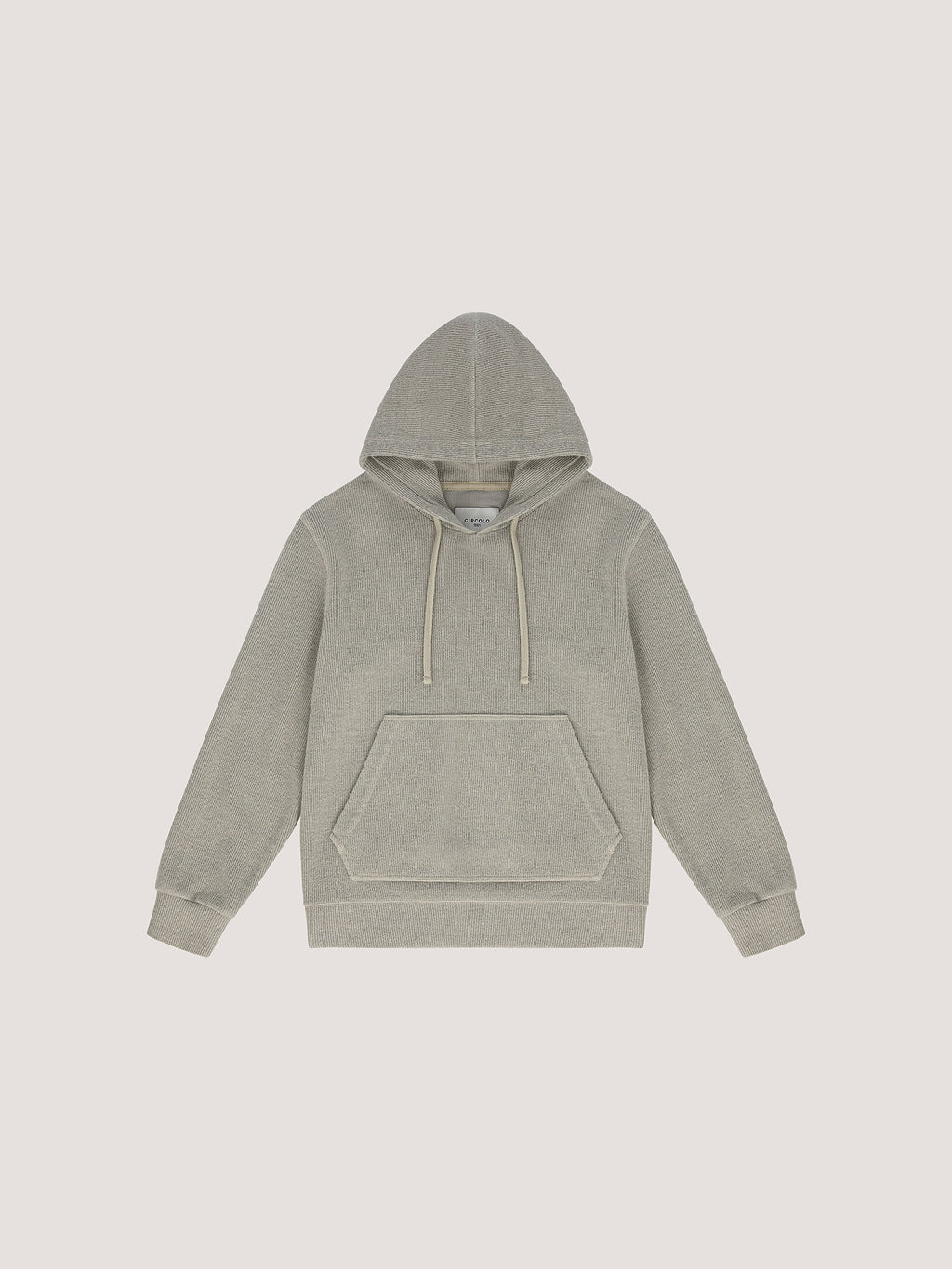 Ribbed hoodie